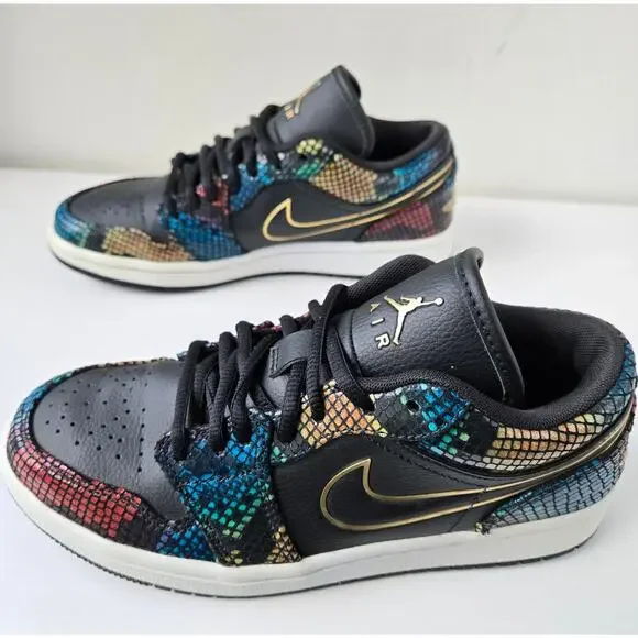 Multicolor Snakeskin Womens Jordan Snakeskin Nike Air Jordan Low